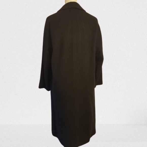 Cashmere Vintage Black Winter Coat - Picture 14 of 15